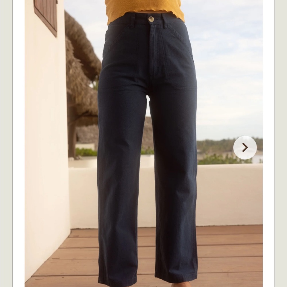 Mollusk California’s Navy Cotton Painted Pants